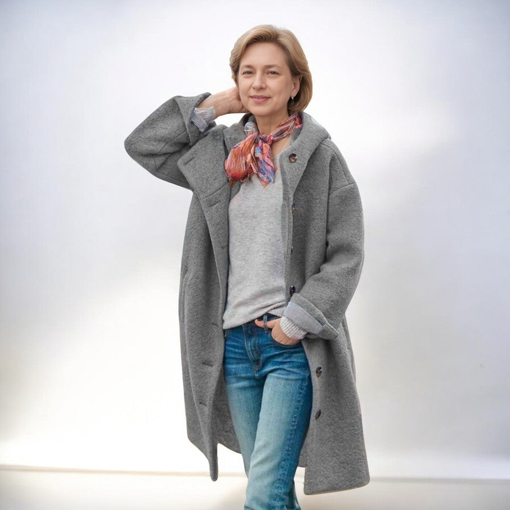 Levoire | Veste Légère À Boutons À Manches Longues Gris