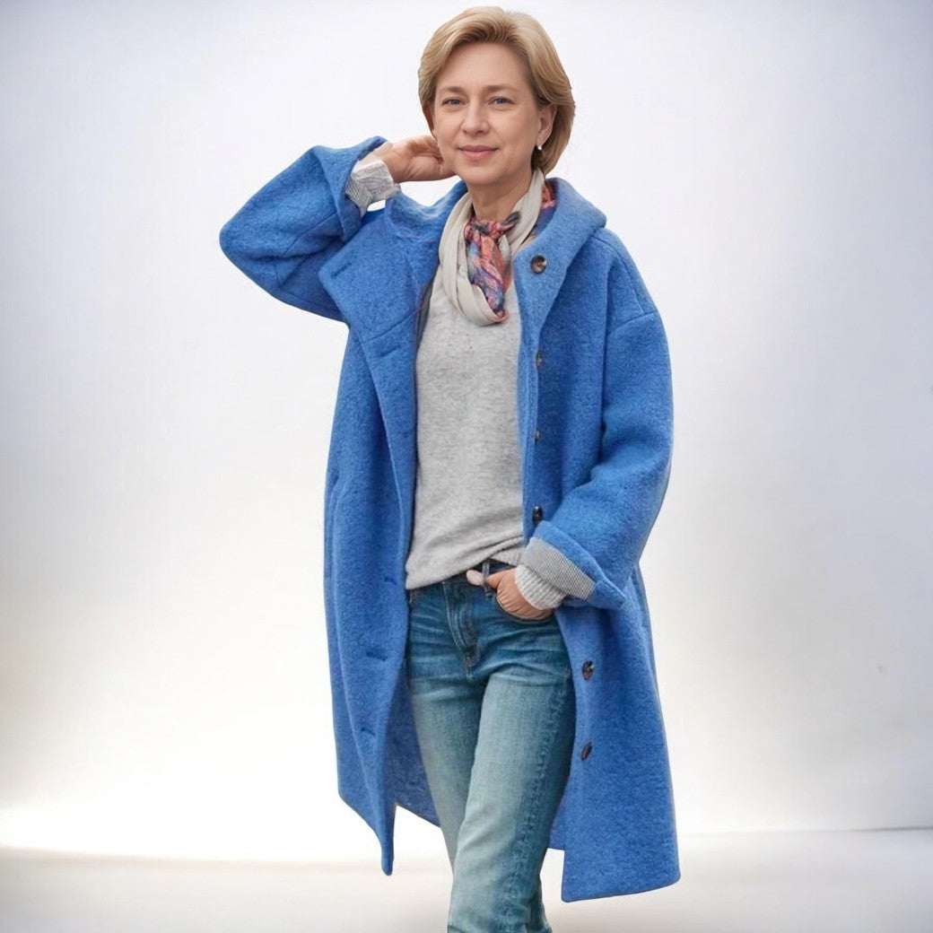 Levoire | Veste Légère À Boutons À Manches Longues Bleu