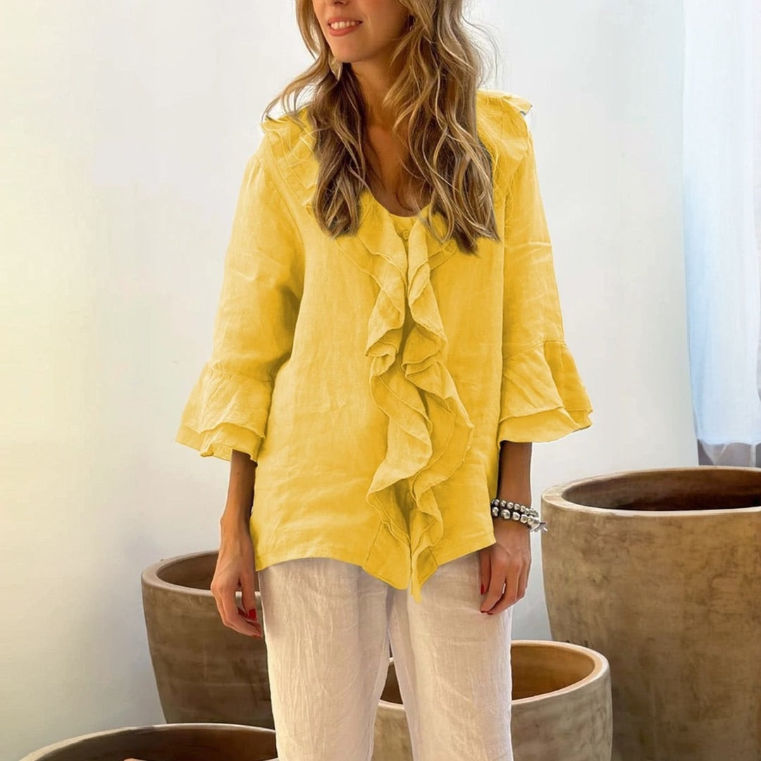 Levoire | Robe Légère Et Fluide Pour Femmes Jaune