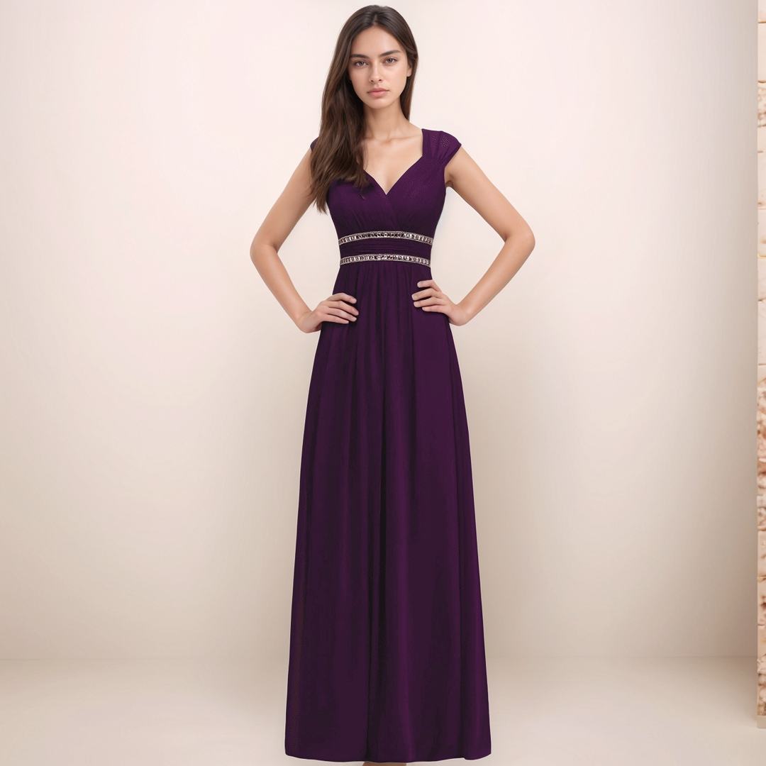 Levoire | Robe De Demoiselle D'Honneur Penelope Królewski Violet