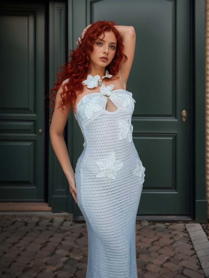 Levoire | Pull Suzan Sans Dos Blanc