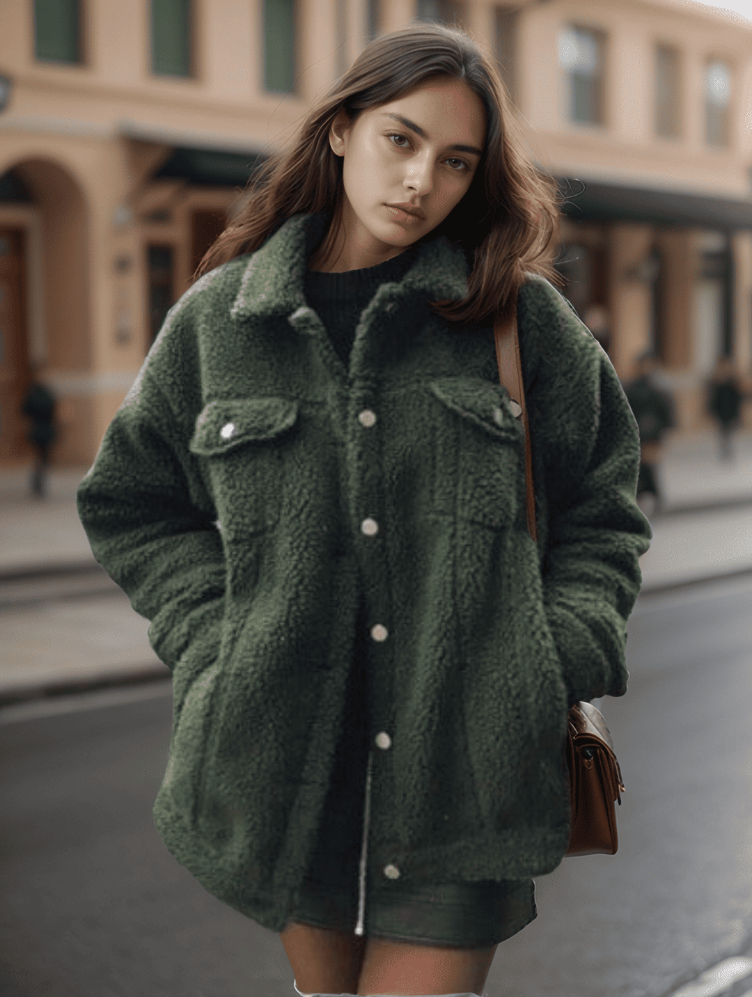 Levoire | Élégant Style Féminin Et Chaleur Ensemble Vert