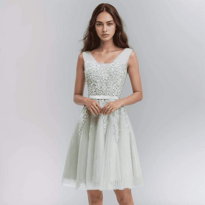 Levoire | Robe À Empiècement Pour Mariage Gris