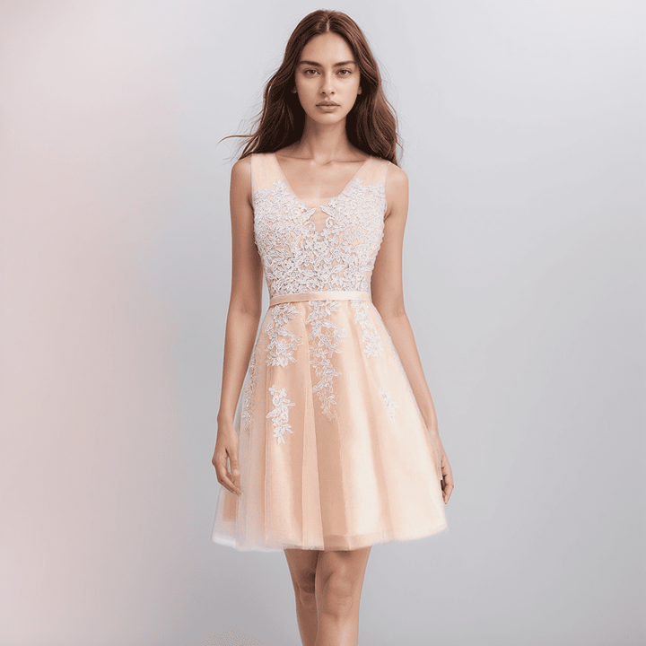 Levoire | Robe À Empiècement Pour Mariage Rosa