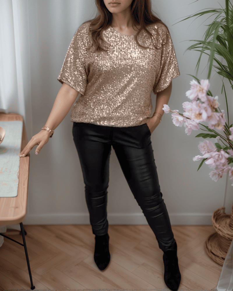 Levoire | Pull À Torsades Élégant Avec Col Rond Rosa