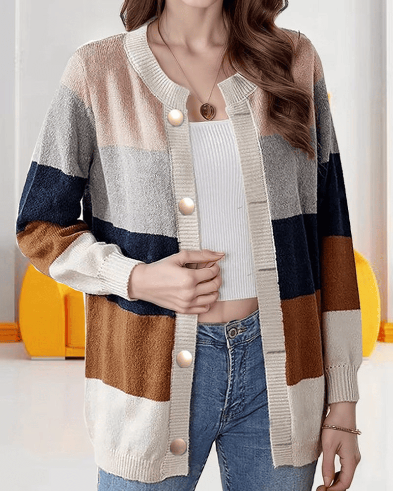 Levoire | Colorblock Femmes Vert olive