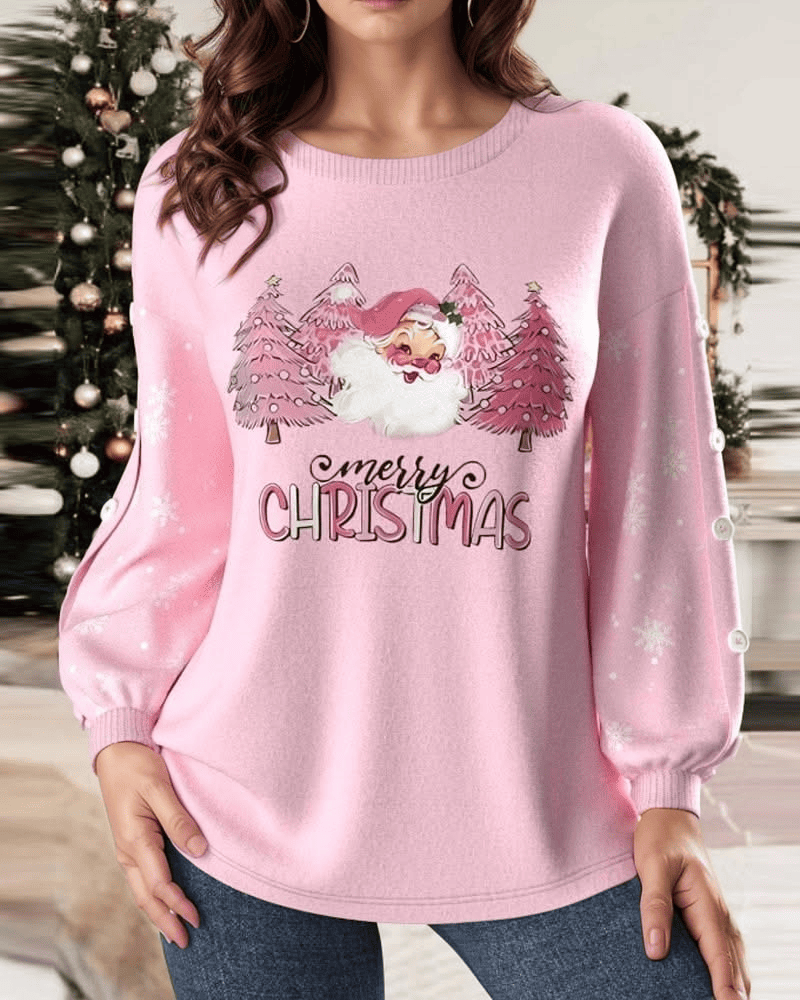 Levoire | Pull De Noël À Manches Longues Rosa
