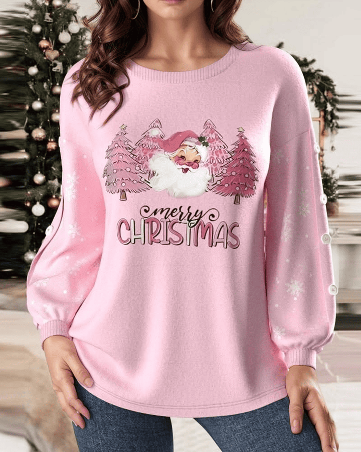 Levoire | Pull De Noël À Manches Longues Rosa