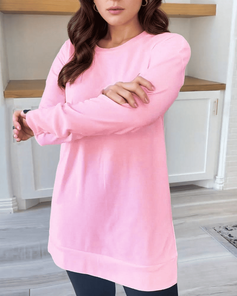 Levoire | Basique Combinable À Manches Longues Rosa