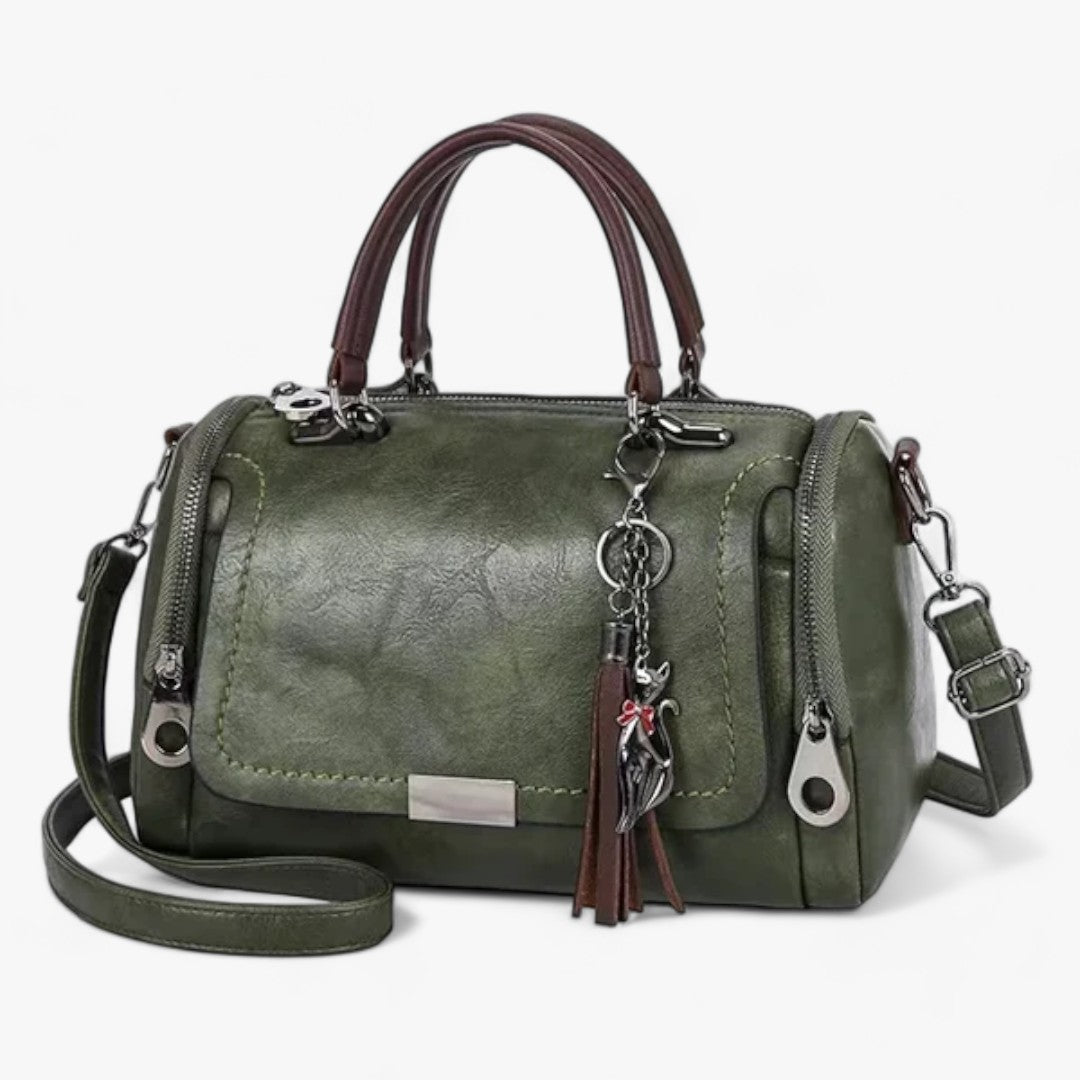 Levoire | Sac À Bandoulière Élégant Avec Franges Pour Femmes Vert