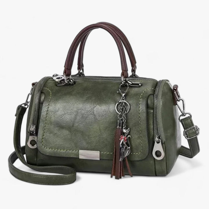 Levoire | Sac À Bandoulière Élégant Avec Franges Pour Femmes Vert
