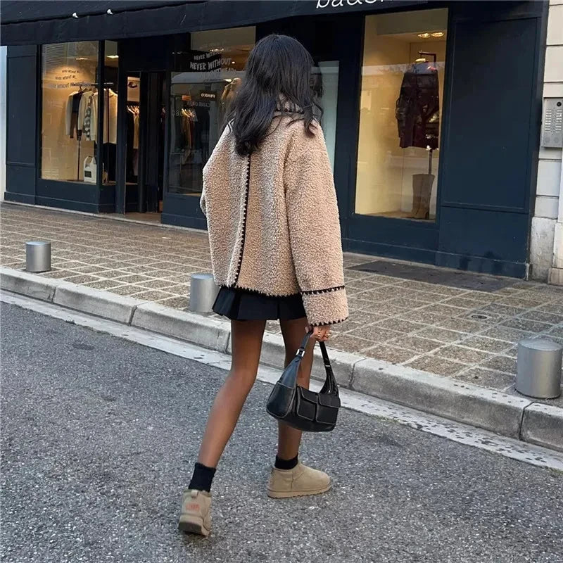 Levoire | Veste En Polaire Beige Grande Taille Pour Femmes