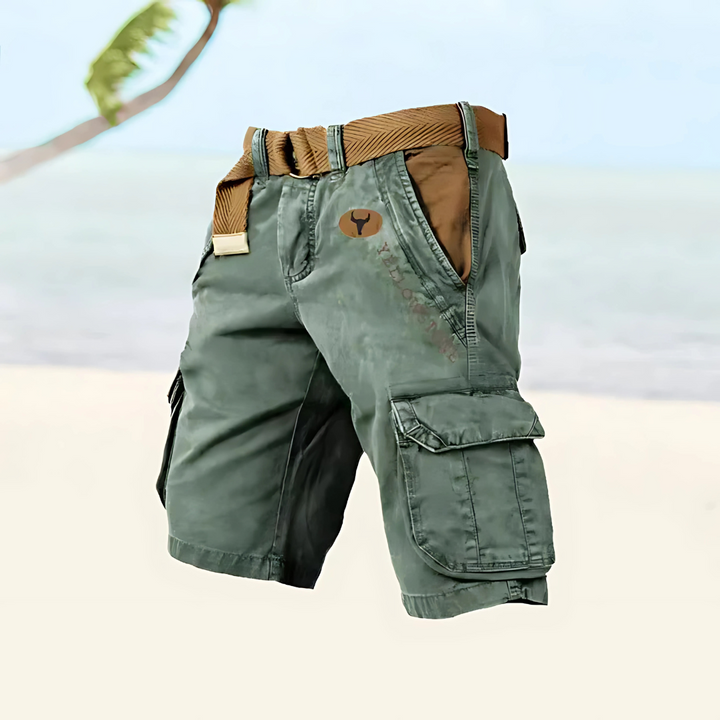 Levoire | Élégant Shekki Et Denim Vert