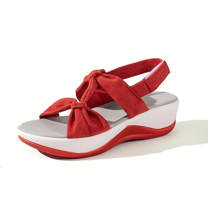 Levoire | Sandales Orthopédiques Sandales À Plateforme Confortables Pour Femmes Rouge