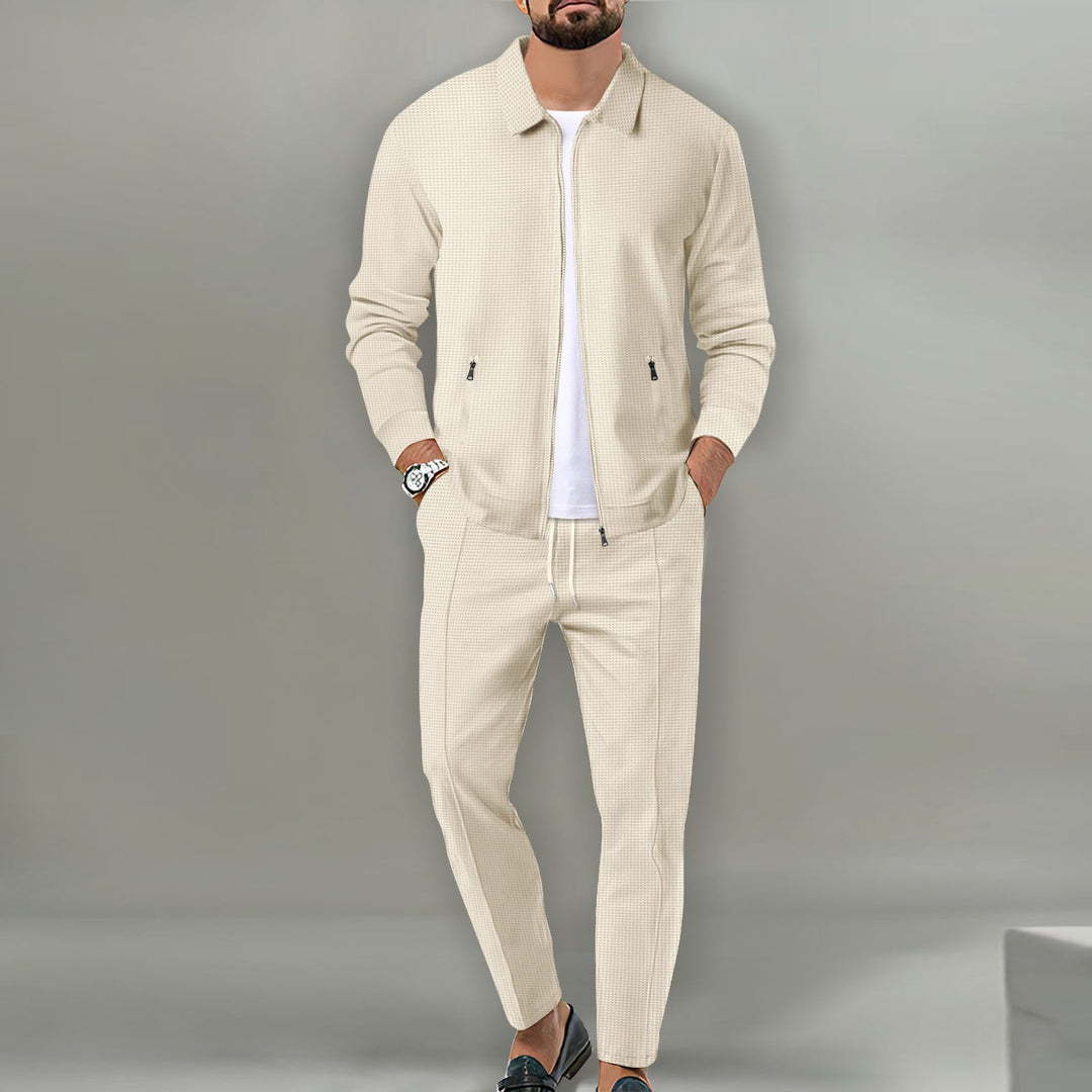 Levoire | Costume Pour Homme Élégant En Deux Pièces Kaki