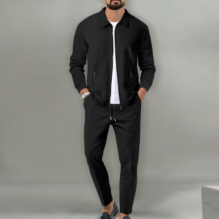 Levoire | Costume Pour Homme Élégant En Deux Pièces Noir