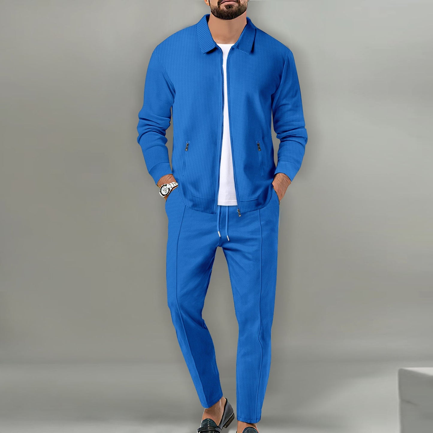 Levoire | Costume Pour Homme Élégant En Deux Pièces Bleu