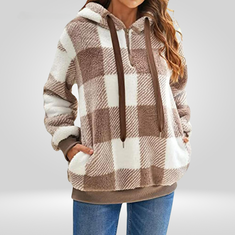 Levoire | Gilet En Polaire D'Automne Avec Fermeture Éclair Beige