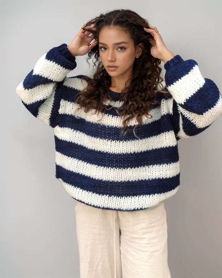 Levoire | Pull de printemps rayé pour élégance moderne