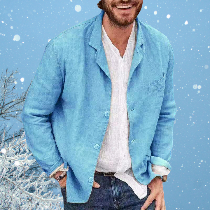 Levoire | Blazer Élégant Pour Hommes Bleu