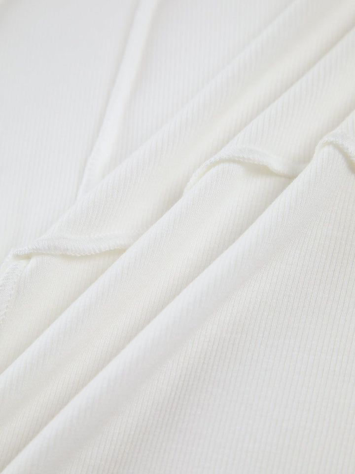 Levoire | Manches Longues Côtelés Slim Fit Chemise À Manches Longues Vêtements Pour Femmes