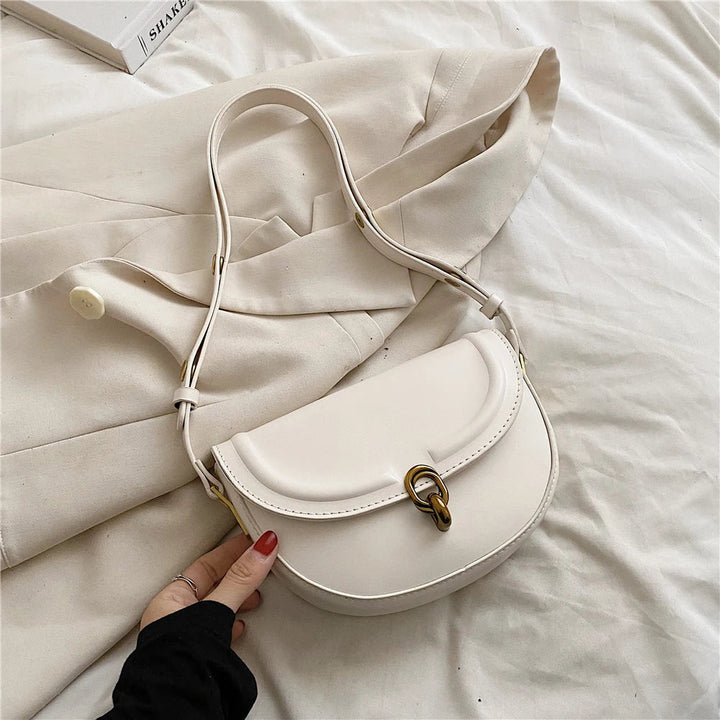 Levoire | Stilvolle Satteltasche Blanc Vous avez de l'aide