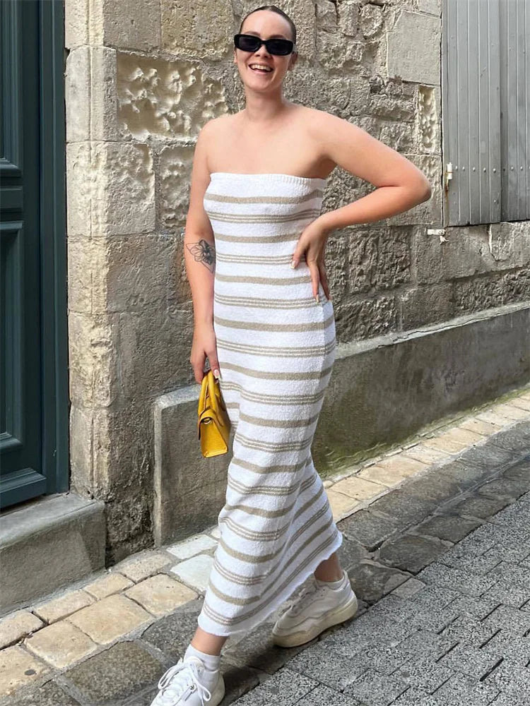 Levoire | Robe Confortable et Légère en Lin Khaki