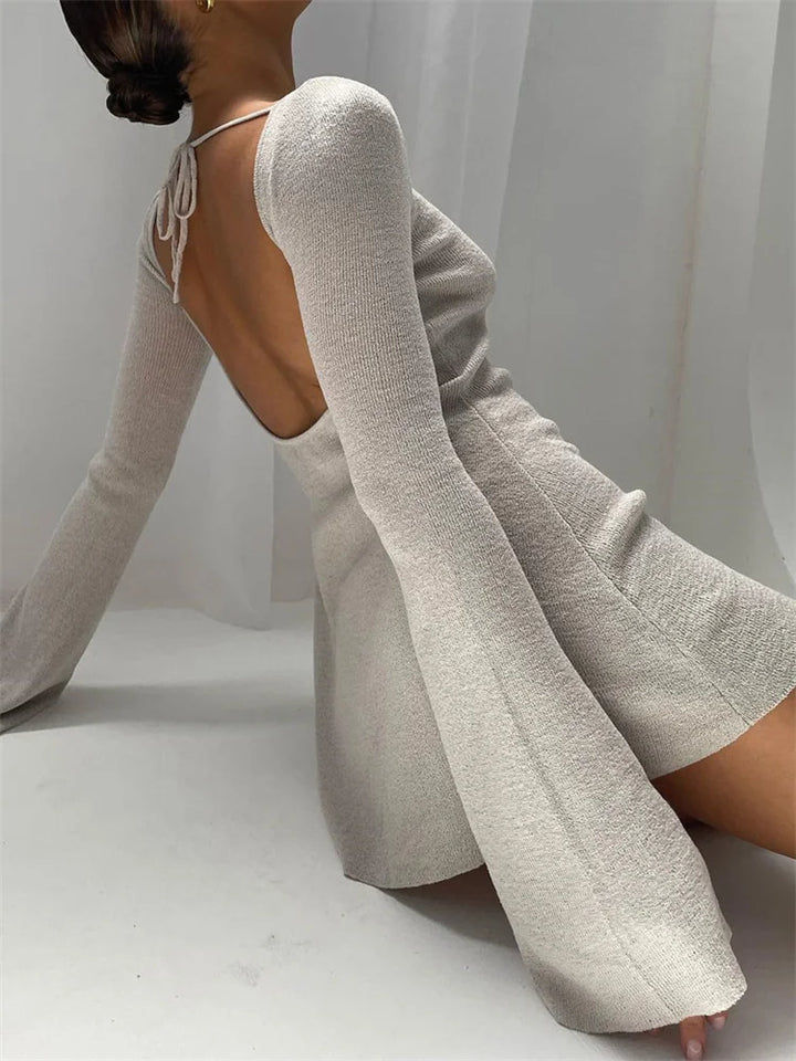 Levoire | Robe Confortable en Coton Doux Gris
