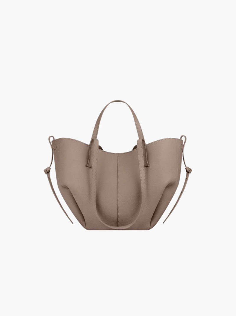 Levoire | Sac Grande Bandoulière Réglable Sac De Shopping Greige Petit