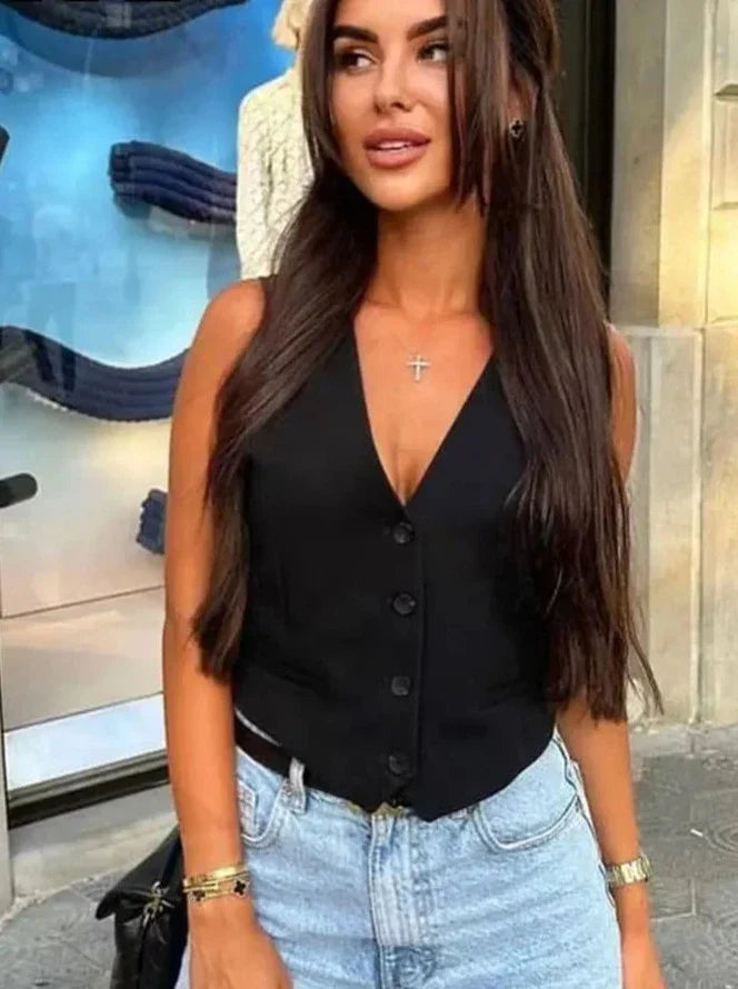 Levoire | Élégant Gilet Pour Femme Nior