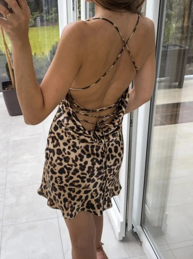 Levoire | Robe Léopard Dos Nu