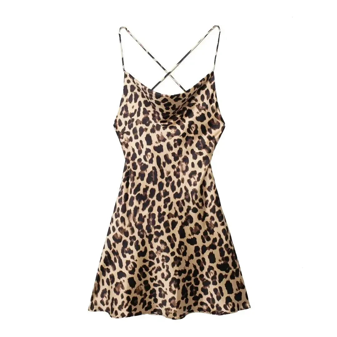 Levoire | Robe Léopard Dos Nu Léopard