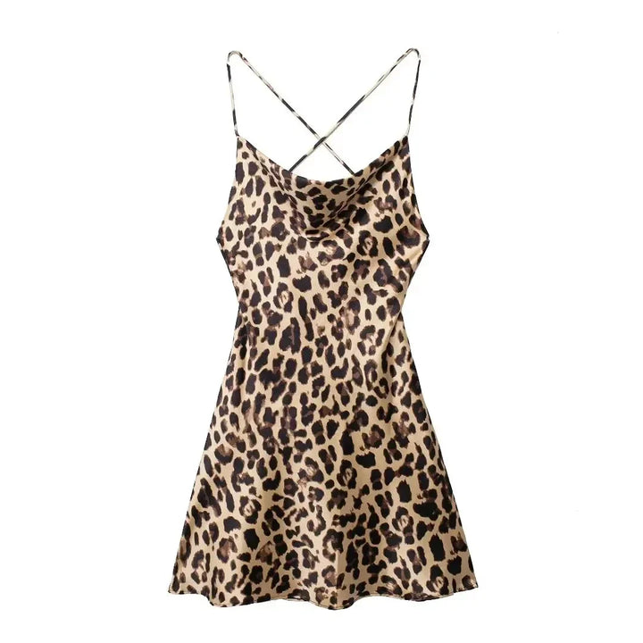 Levoire | Robe Léopard Dos Nu Léopard