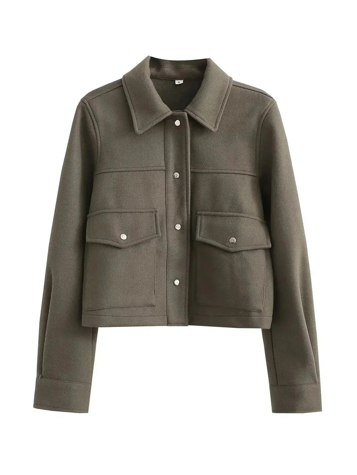 Levoire | Veste Bomber Femme Personnalisée vert olive