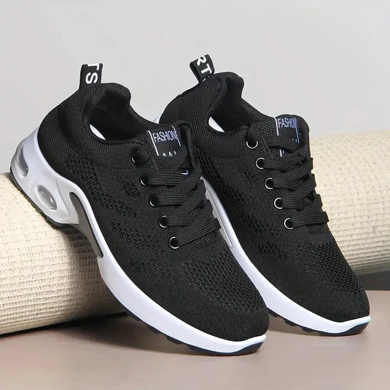 Levoire | Semelle Douce Chaussures De Randonnée Sneakers Femme Noir