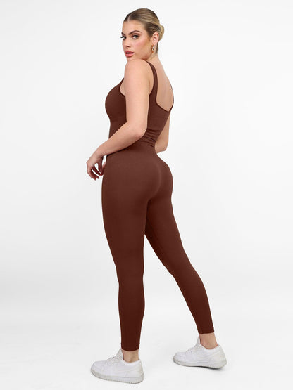 Levoire | Combinaison Femme Avec Manches Longues Sans Coutures Et Combinaison Fitness Sculptante