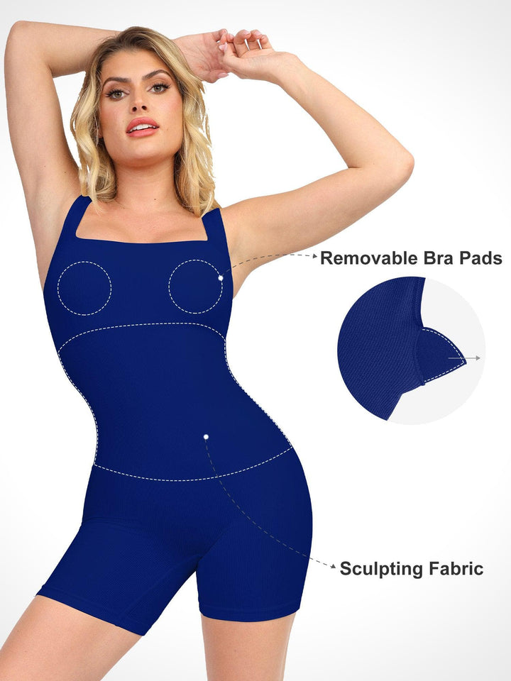 Levoire | Combinaison Femme Avec Manches Longues Sans Coutures Et Combinaison Fitness Sculptante
