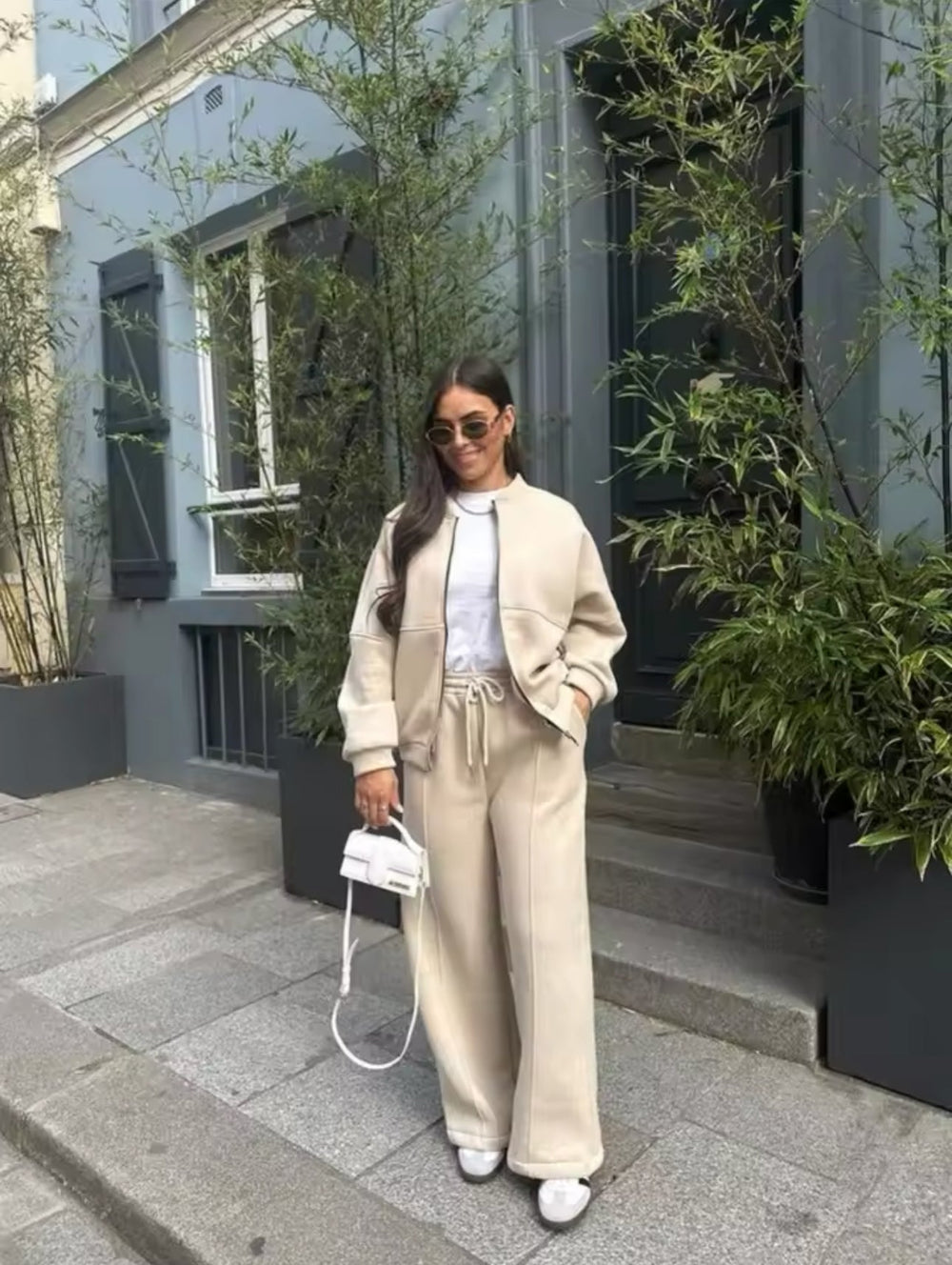 Levoire | Pantalons De Jogging À Jambes Larges Ensemble Composé De Survêtements Pour Femmes