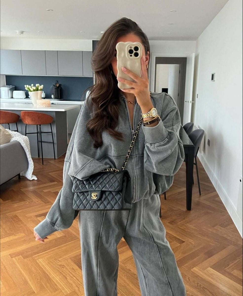 Levoire | Pantalons De Jogging À Jambes Larges Ensemble Composé De Survêtements Pour Femmes