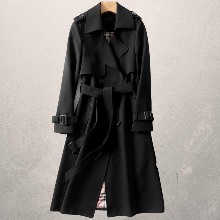 Levoire | Ceinture Long Manteau Femmes Noir