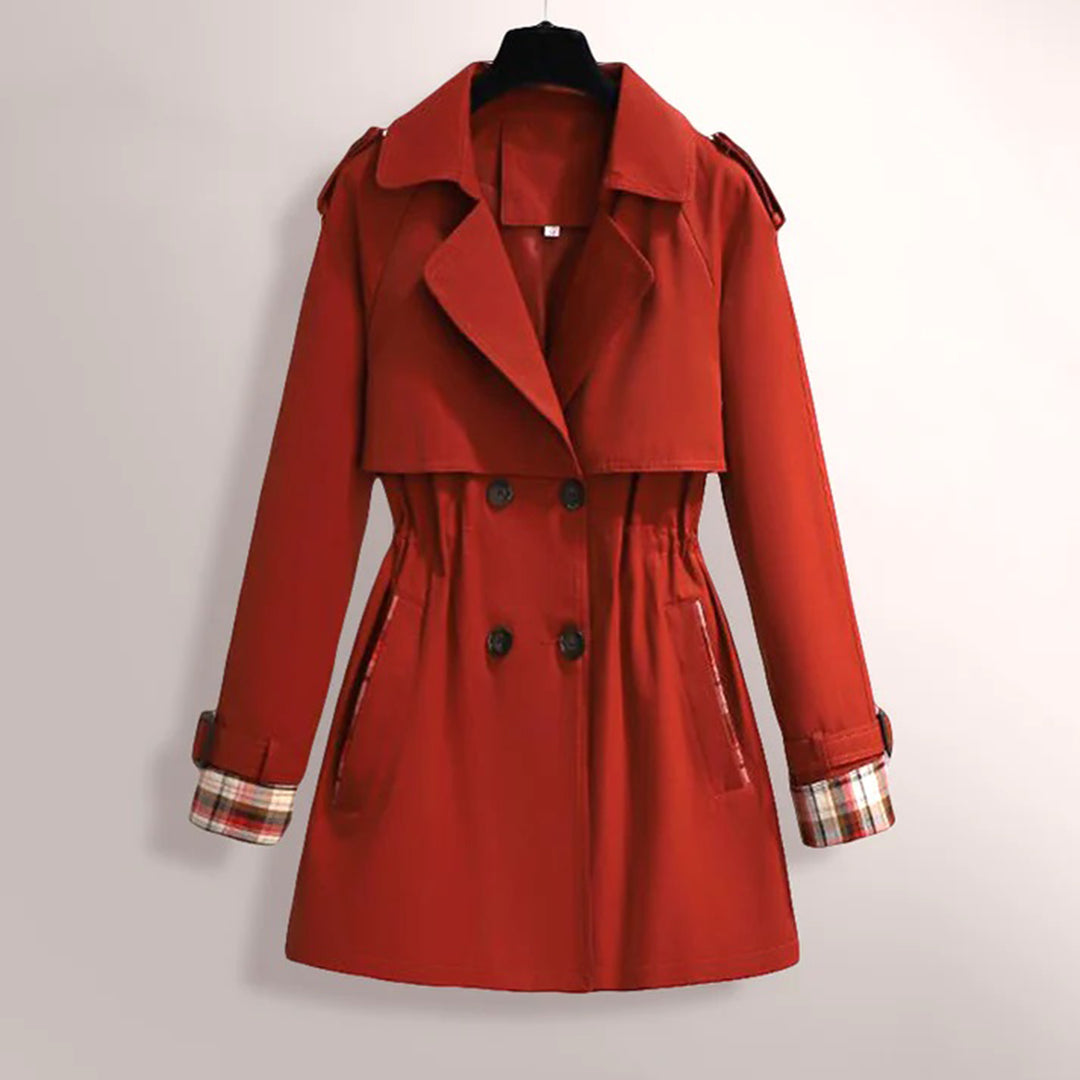 Levoire | V-Cou Mi-Long Manteau Pour Femmes Rot