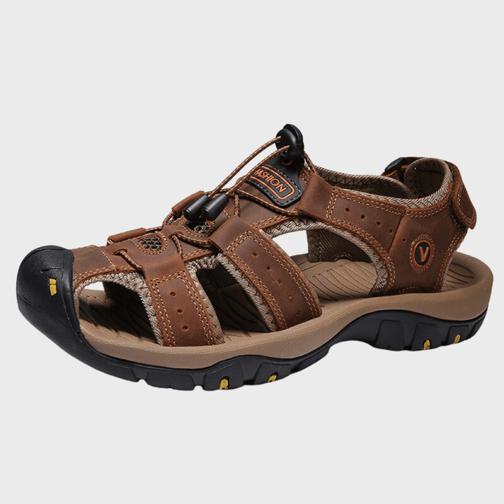 Levoire | Sandales confortables et élégantes Marron foncé