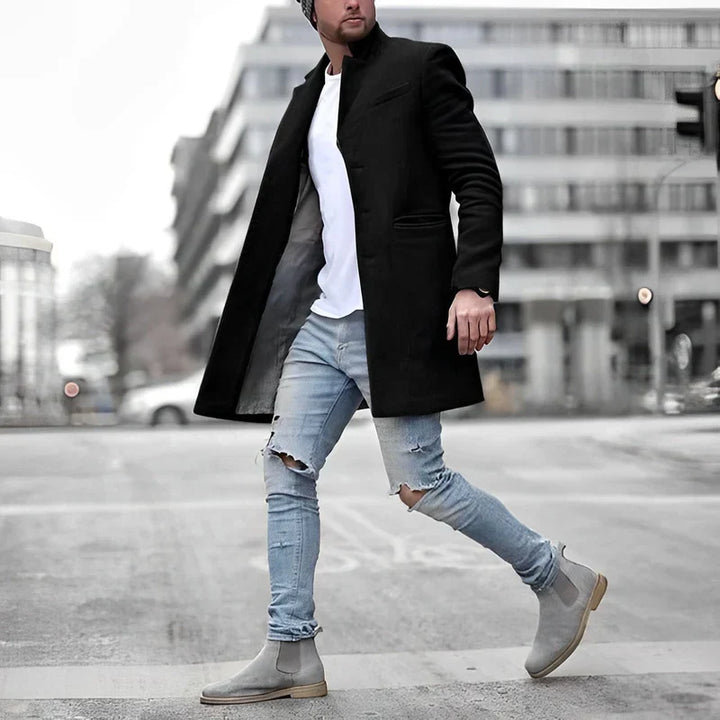 Levoire | Le Manteau Élégant Et Unique Noir