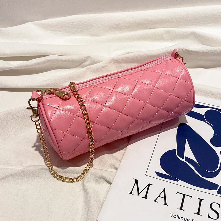 Levoire | Sac À Bandoulière Cylindrique Tendance Rosa 9*9*20CM