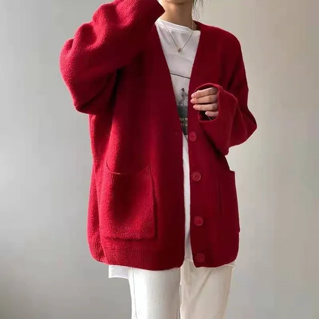 Levoire | Doux Gilet Pour Femmes Rot Une taille