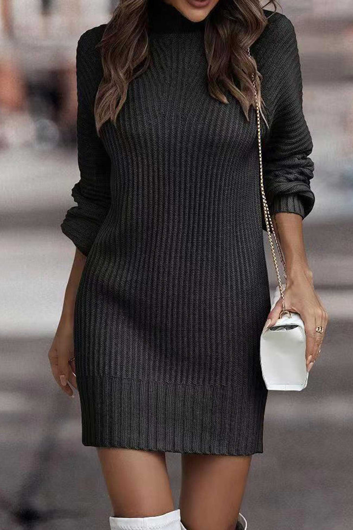 Levoire | Robe Sweat Pour Femmes Tendance Et Unie Noir