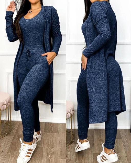 Levoire | Skinny Combinaison et Veste Bleu