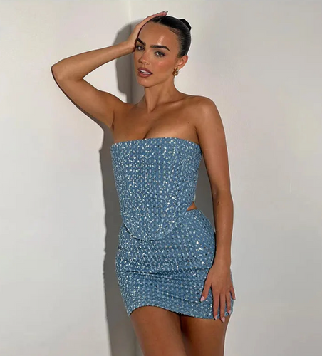 Levoire | Ensemble Bandeau Jupe Mini Et Top Ensemble Femme