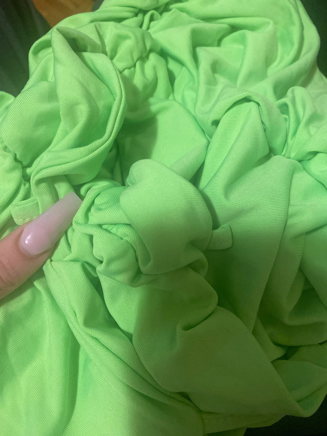 Levoire | Robe Mini À Volants Néon Épaules Dégagées
