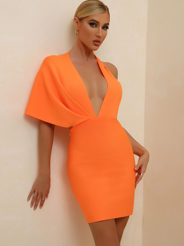 Levoire | Robe Bodycon Pour Un Style Ajusté Et Élégant Orange